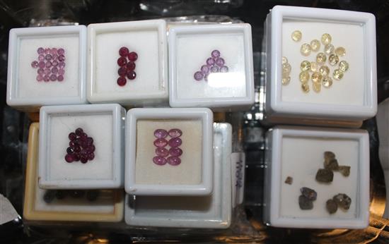 Collection of gem stones